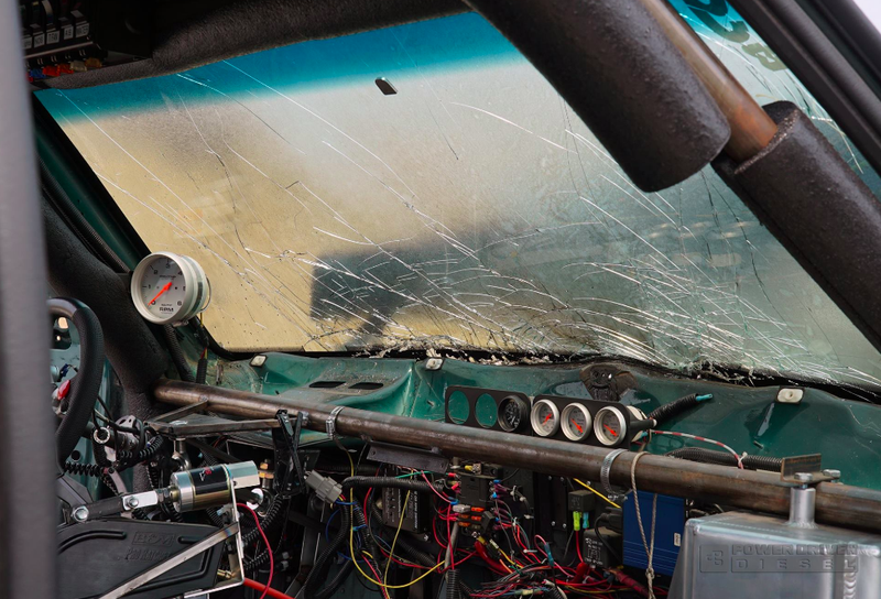 Illustration for article titled Watch a Diesel Dodge Ram Blow Up and Spew Its Guts In Spectacular Fashion